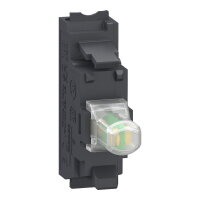 Objímka LED, 110..120V, Bílá, Bezšroubové svorky SCHNEIDER ZBVG15
