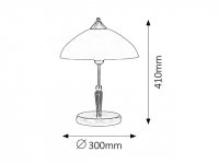 Regina E14 1x 40W IP20 bronz RABALUX 8172