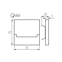 Dekorativní LED svítidlo SABIK LED P68 CW CZ 27078 Kanlux