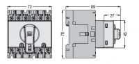 Lovato GA025ET6 3P 25A přepínač