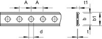 OBO 5055 L PE III 28 Montážní pás potaženo plastem 28x3,7mm černá Ocel pás.zink