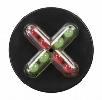 Ukazatel stavu SUS-95 G/R 125DC d22mm zelená/červená ELECO 868030