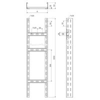 Kabelová lávka 60x150 sendzimir KOPOS KL 60X150_S