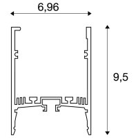 GRAZIA 60, 3 m černá    SLV 1004898