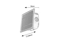 EMMEN LED 0,5W IP54 černá RABALUX 77034