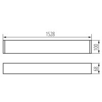 AMPLINE 4LED 1-150-W Svítidlo liniové pro T8 LED KANLUX 38035