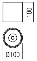 XCORE RND. CEILING FITTING 18W 220-240V