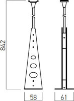 MINITRACK 1c  METALIC BEARING ROD MWH