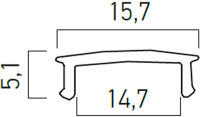 PRF160 FROSTED POLYCARBONATE DIFFUSER 2