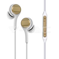 Earphones Gold, VT-1132 V-TAC SKU7707