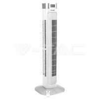 55W LED Tower Fan With Temperature Displ