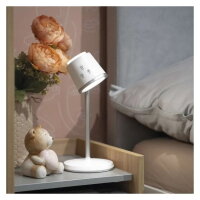 LED stolní lampa ABBIE, nabíjecí, bílá EMOS Z7636W