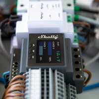 Roletový modul na DIN lištu Shelly Pro Dual Cover PM 110-240V AC, WiFi, LAN.