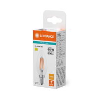 LED CLASSIC B V 5.9W 827 Clear E14 LEDVANCE 4099854484315