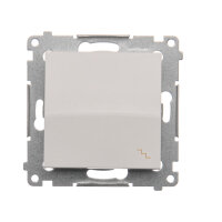 Přepínač střídavý, řazení 6, 10AX, 250V~ bílá KONTAKT SIMON DW6.01/11