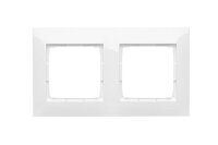 Rámeček 2-násobný Simon 54 Premium, pro sadrokartónové krabičky, IP20/IP44 bílá