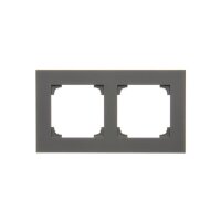 Rámeček 2 násobný grafitová matná KONTAKT SIMON TR2/116