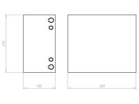 Krabice na světlo protipožární FlamoX 320x270x150mm KAISER 9435-03