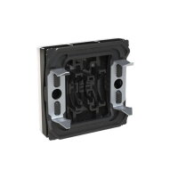 Kryt spínače ABB LEVIT trojnásobného, bílá/kouřová černá 3559H-A00666 62