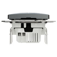 Dvojitá nabíječka USB A+C, 2,4 A, 21 W, Leštěný Titan, Sedna D/E SDD172405U