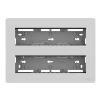 Centrální jednotka NOVÁ UNICA SYSTEM+ 2x8 modulů povrchová, Aluminium