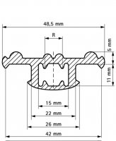 BIS RapidStrut Gumový pás 30m