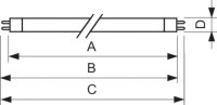 zář.trubice TL 4W/108 UVA černá