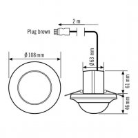 EP10424632 Čidlo přítomnosti 360° PD Com