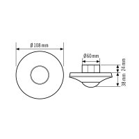 EP10427602 Čidlo přítomnosti 360° PD Com
