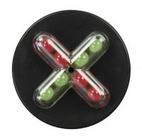 Ukazatel stavu SUS-95 G/R 220DC P d22mm zelená/červená ELECO 265113