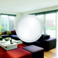 Stropní a nástěnné svítidlo Pla 300, chrom chrom 60W IP20 E27 COMPOLUX 912223/72