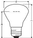 SIG 1541 CL 60W 230-240V E27 FS1