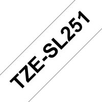 Páska BROTHER TZE-SL251, bílá/černá (24mm, samolaminovací), délka 8m