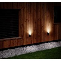 LED venkovní nástěnné osvětlení Potenza, 1x GU10, černá SOLIGHT WO810