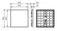 LED panel PHILIPS RC132V G6 31_36_43S/940 PSD W60L60 OC