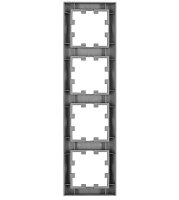 Krycí rámeček 4násobný, antracit SCHRACK EV115304--