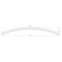XFREE M CURVED 3000mm 45dgr SUSP. LIGHT