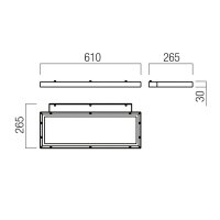 XSPECTER WALL LAMP 40W (20W/20W) 220-240