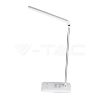 16W LED Table Lamp With Wireless Charger 3 in 1 White, VT-1027 V-TAC SKU8519