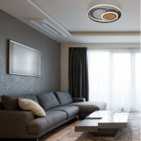 Stropní svítidlo NIRRA grafit LED 45W 230V, 1600lm, 3000K GLOBO 67256-45