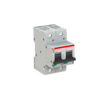 ABB S802PV-SP20 2P jistič pro fotovoltaiku s klecovou svorkou 20A 5kA 800V DC