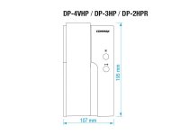 Commax DP-2HPRD DP-2HPRD, domácí telefon pro systém 1+n