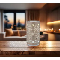 Stolní lampa AMIYAH bílá matná 1W GLOBO 21018CH