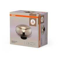 Stolní lampa Decor Smoke Glass Table E27 Black OSRAM 4058075850040