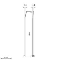 22 Cable tie for indoor use natural 4,8x