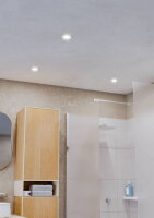 Vestavné svítidlo BARRANCO GU10 d84 IP44 bílá EGLO 902234