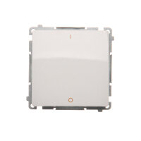 Spínač dvojpólový, řazení 2, 10AX, 250V~, bílá KONTAKT SIMON BMW2.01/11