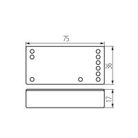 Řídící jednotka DIGITAL LED pásku CTRLD 12/24 M/RGB/CCT KANLUX 22149