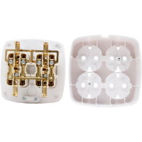 121001009 4-way multiple socket outlet,