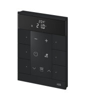 OIvládací prvek Tenton ABB KNX 6nás s termostatem, mechová černá 2CKA006220A0876